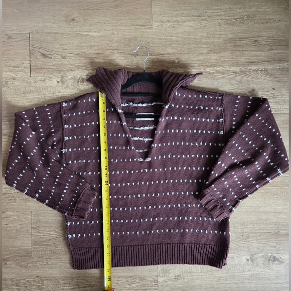 NWOT | We The Free Spot On Polo | Aubergine Combo XS - Picture 2 of 8